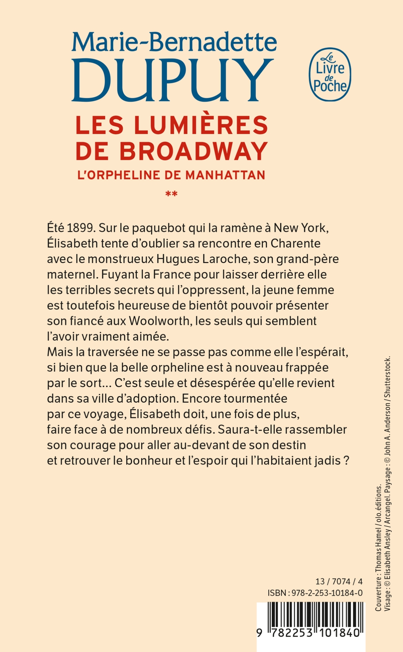 L-ORPHELINE DE MANHATTAN - T02 - LES LUMIERES DE BROADWAY - Marie-Bernadette Dupuy - LGF