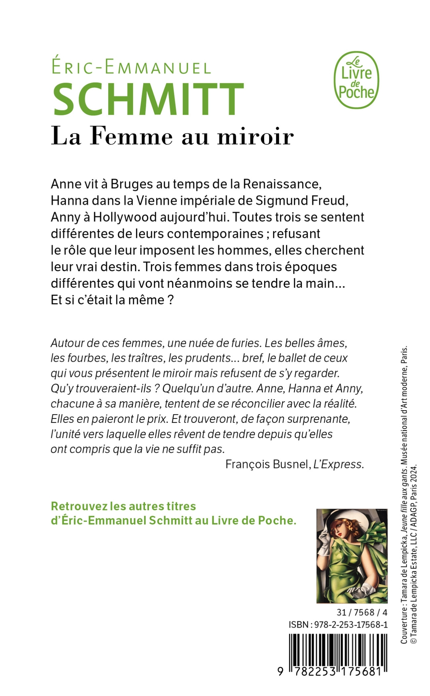 La Femme au miroir - Éric-Emmanuel Schmitt - LGF