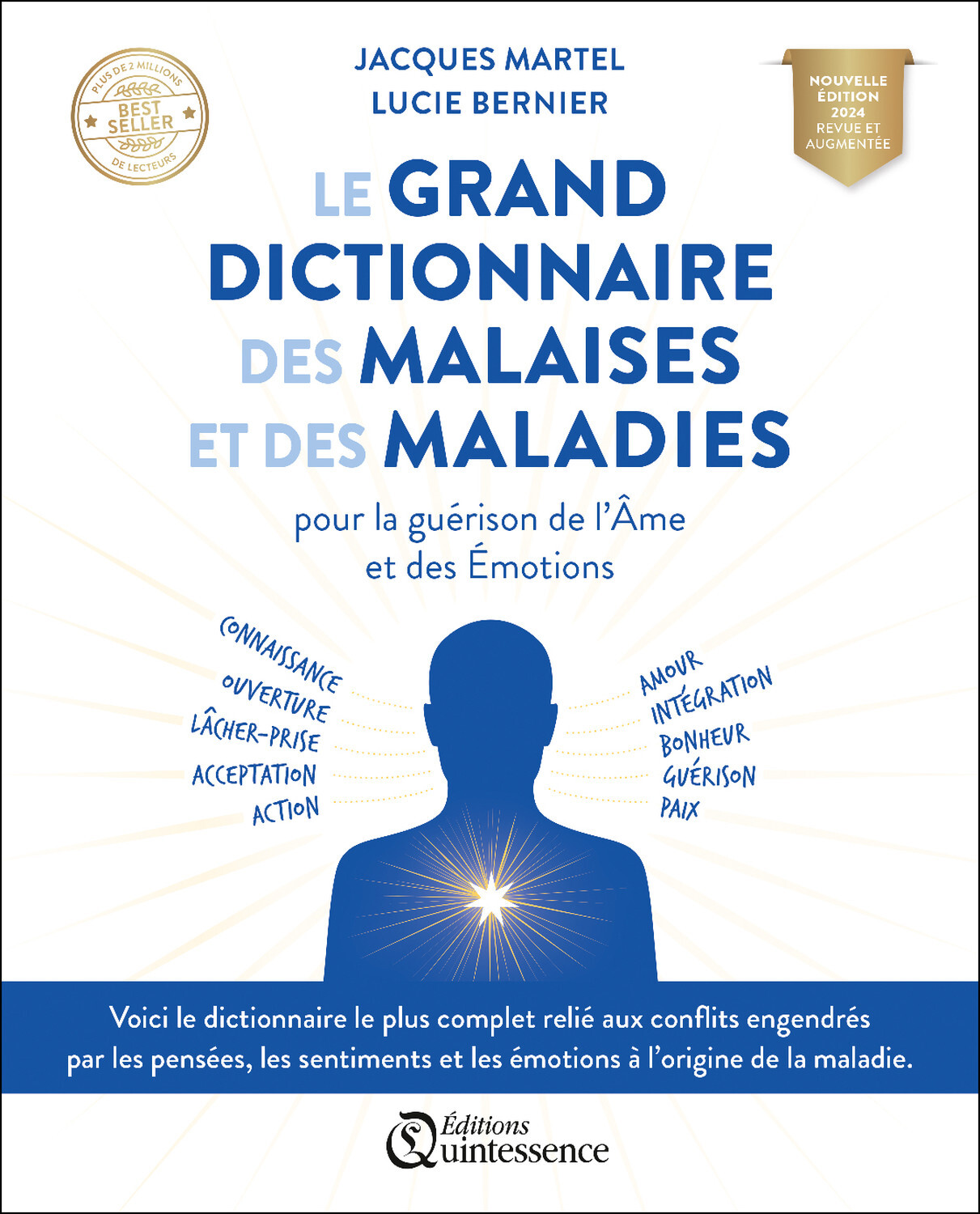 Le grand dictionnaire des malaises et des maladies - Pour la guérison de l’Âme et des Émotions - Jacques Martel - QUINTESSENCE