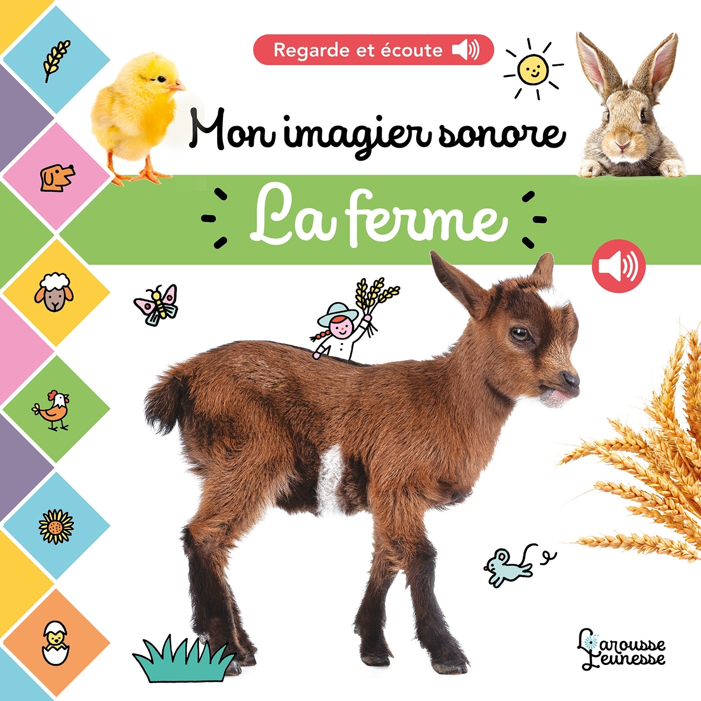 LA FERME  MON IMAGIER SONORE -  Cogumelo Club - LAROUSSE