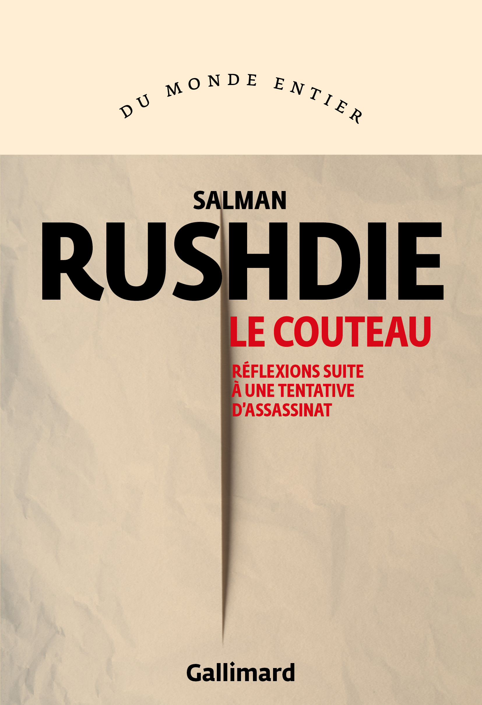 Le Couteau -  SALMAN RUSHDIE - GALLIMARD