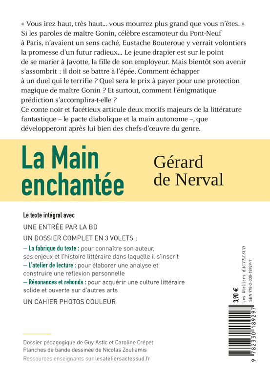 LA MAIN ENCHANTEE - Gérard de Nerval - ACTES SUD