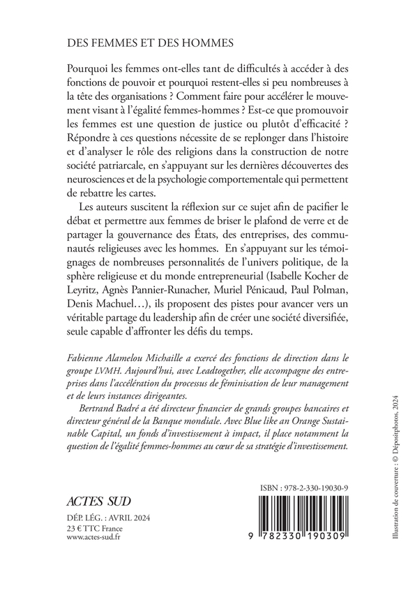 DES FEMMES ET DES HOMMES - Fabienne Michaille - ACTES SUD