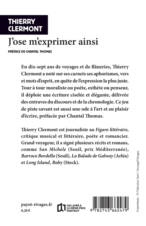 J-OSE M-EXPRIMER AINSI - Thierry Clermont - RIVAGES