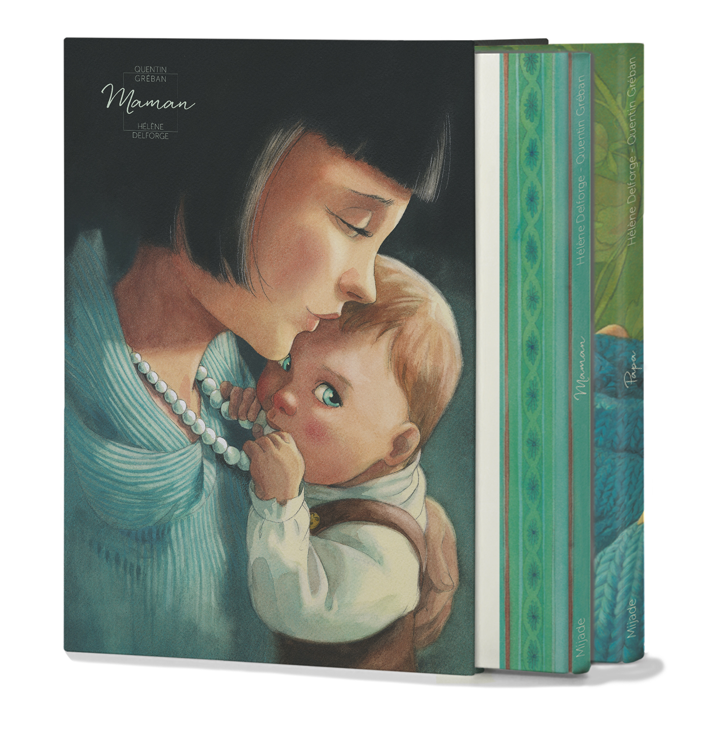 COFFRET  MAMAN ET PAPA - Hélène Delforge - MIJADE