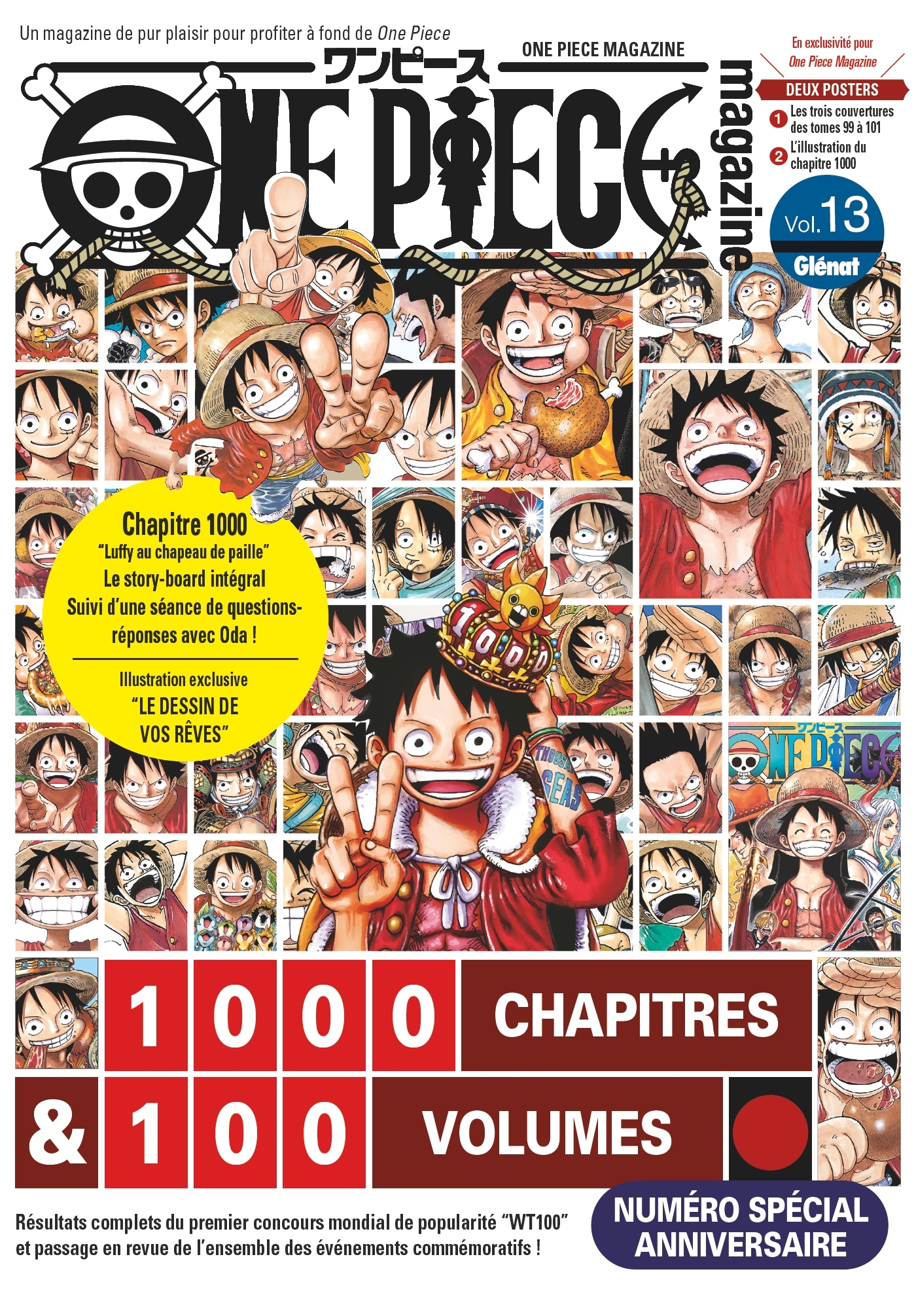 ONE PIECE MAGAZINE T13 - Eiichiro Oda - GLENAT