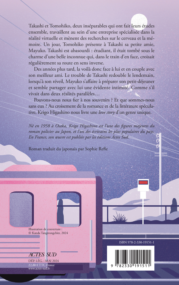 MONDES PARALLELES, UNE HISTOIRE D-AMOUR - Keigo Higashino - ACTES SUD