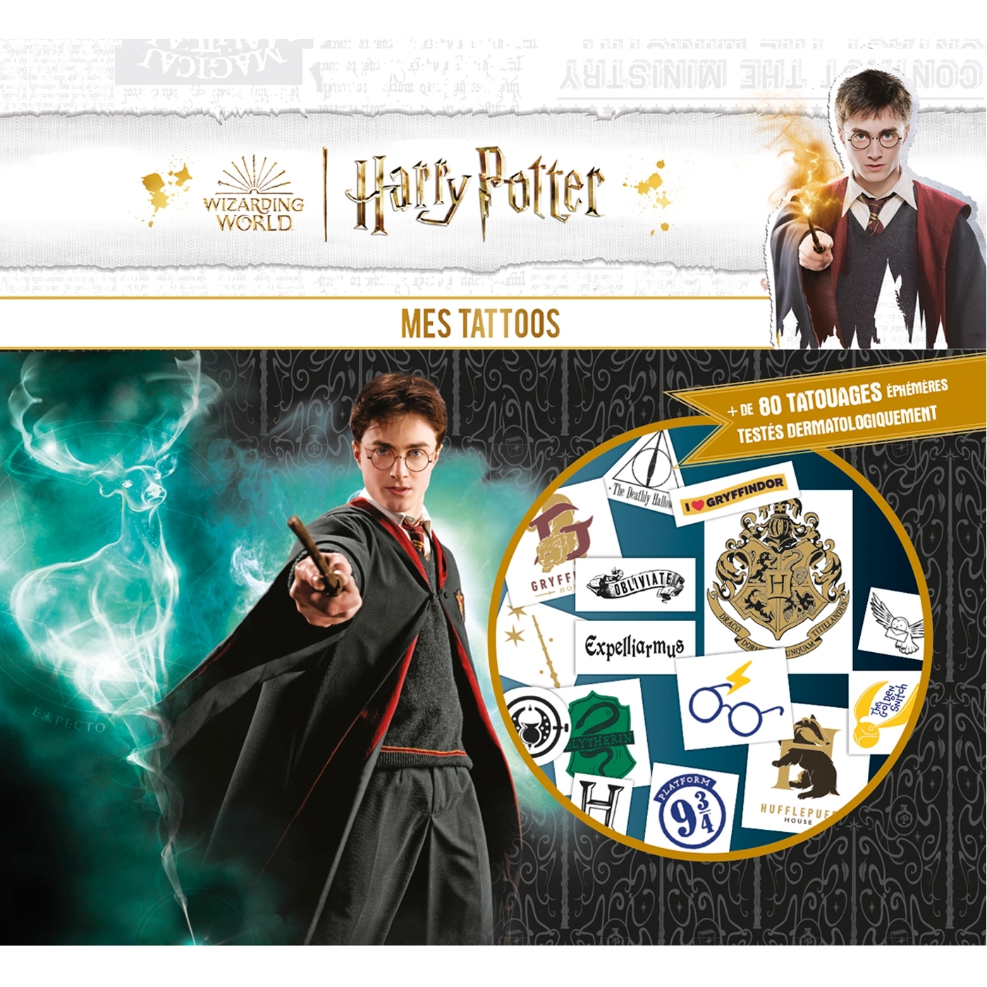 HARRY POTTER - MES TATTOOS -  Playbac Éditions - PLAY BAC