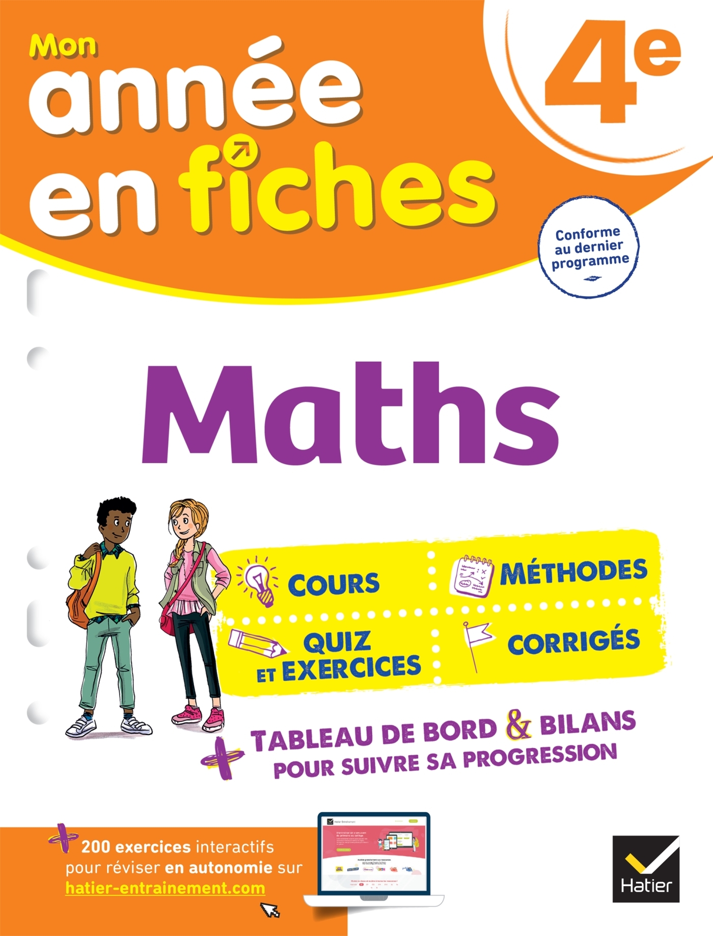 MATHS 4EME - FICHES DE REVISION & EXERCICES - Corinne De Reggi - HATIER