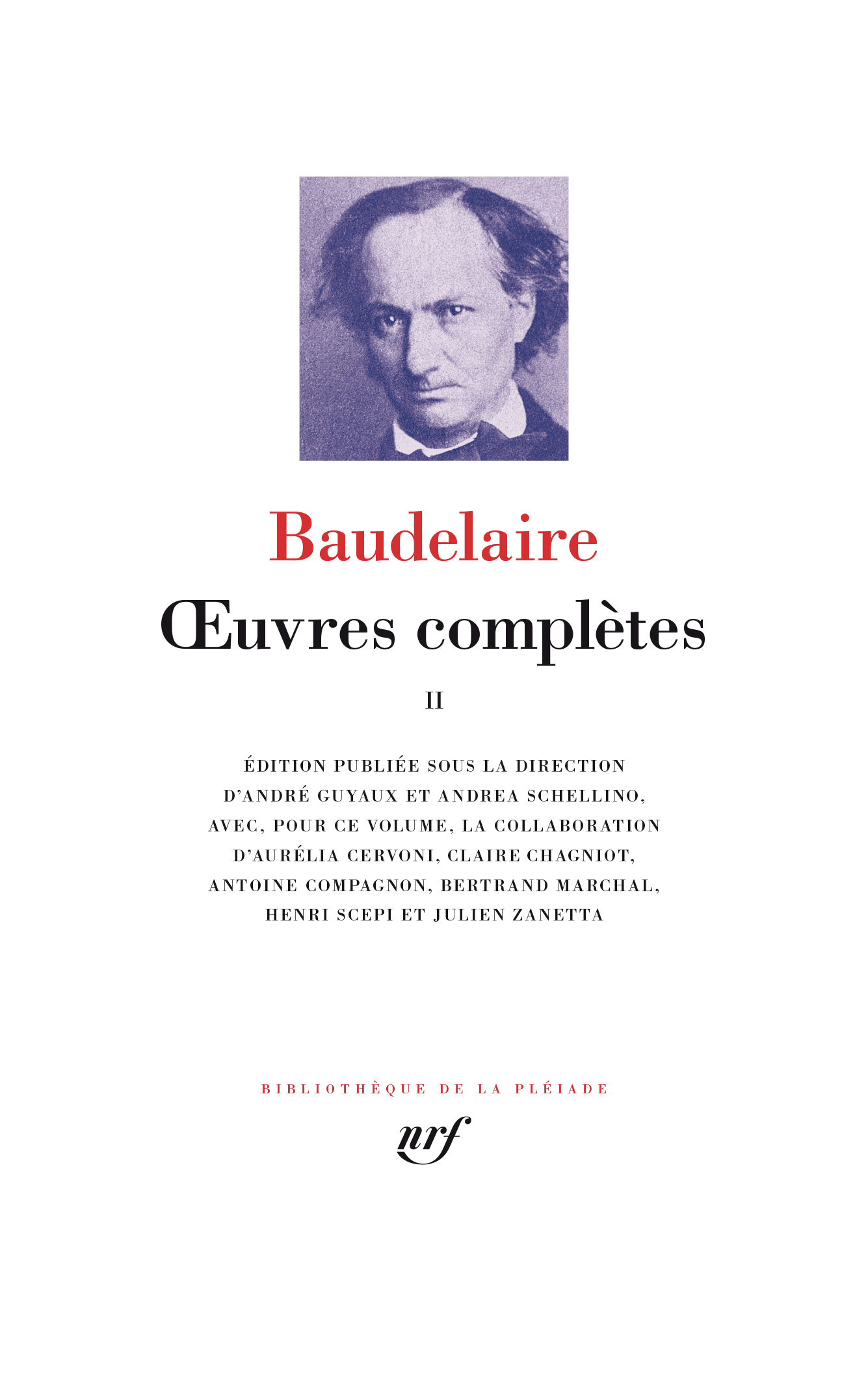 OEUVRES COMPLETES - VOL02 - Charles Baudelaire - GALLIMARD