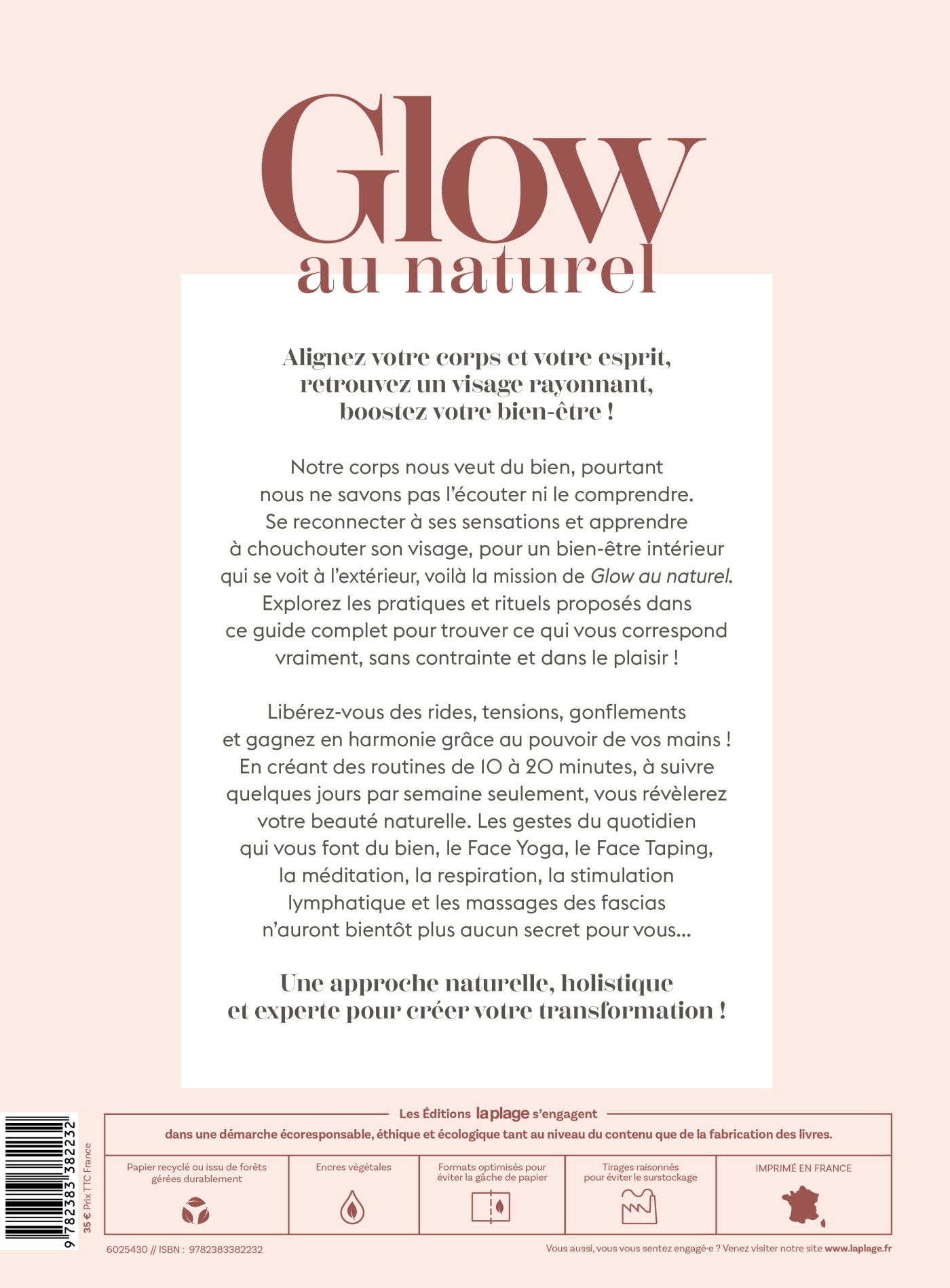 GLOW AU NATUREL - FACE YOGA - FACE TAPING - MEDITATION - ROUTINES - Ania Pospyelova - LA PLAGE