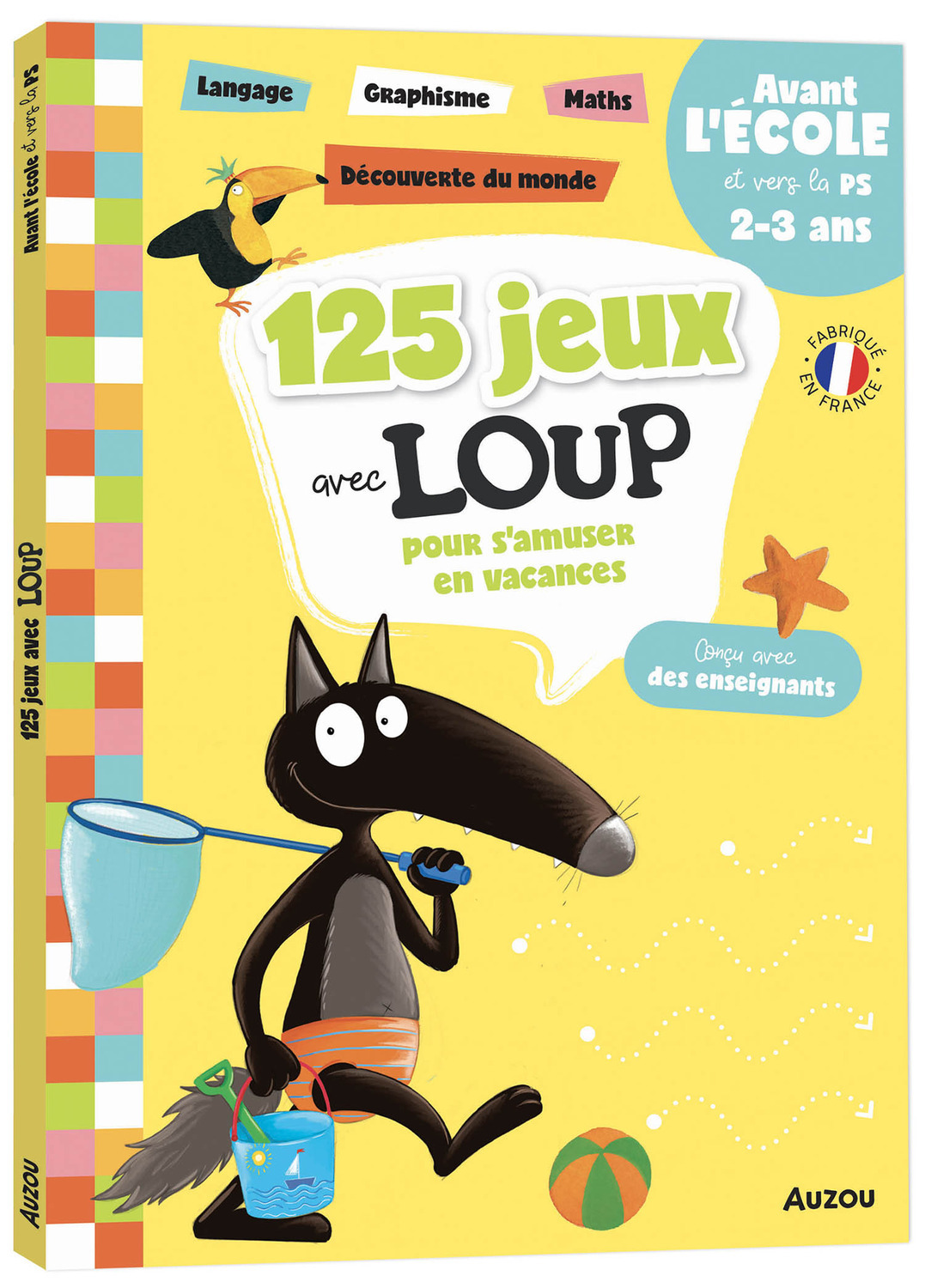 125 JEUX AVEC LOUP DE LA TPS A LA PS - Orianne Lallemand - AUZOU