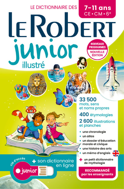 Le Robert Junior Illustré et son dictionnaire en ligne + clé -  Collectif - LE ROBERT