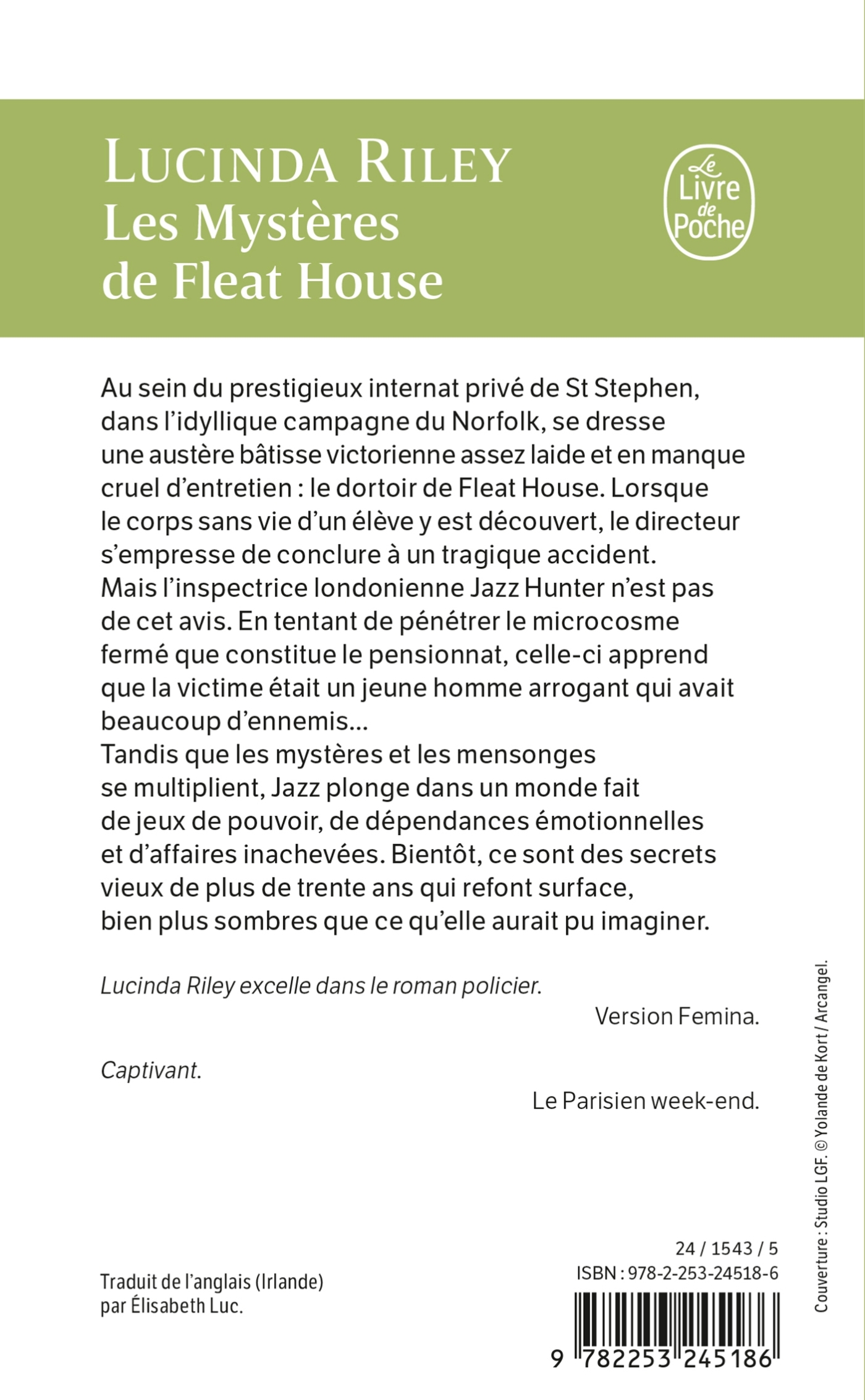 Les Mystères de Fleat House - Lucinda Riley - LGF