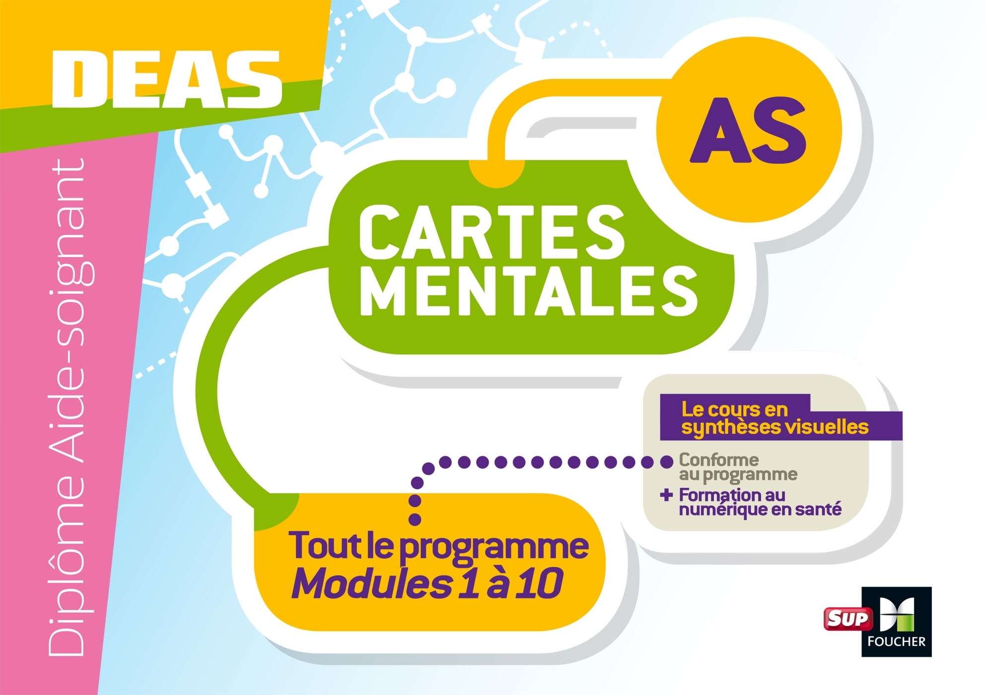 Tout le programme en cartes mentales - Diplôme Aide-Soignant - DEAS - Flavie Durand-Dubief - FOUCHER