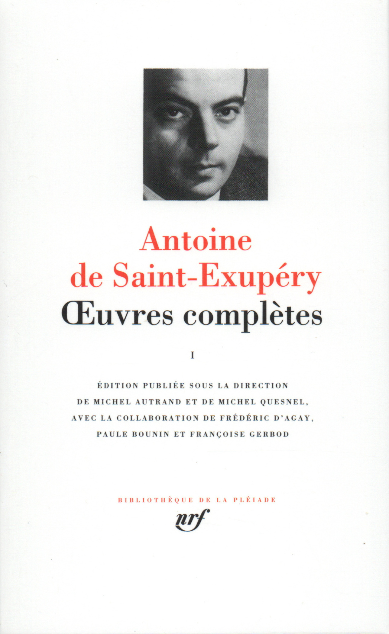 OEUVRES COMPLETES T1 - Antoine de Saint-Exupéry - GALLIMARD