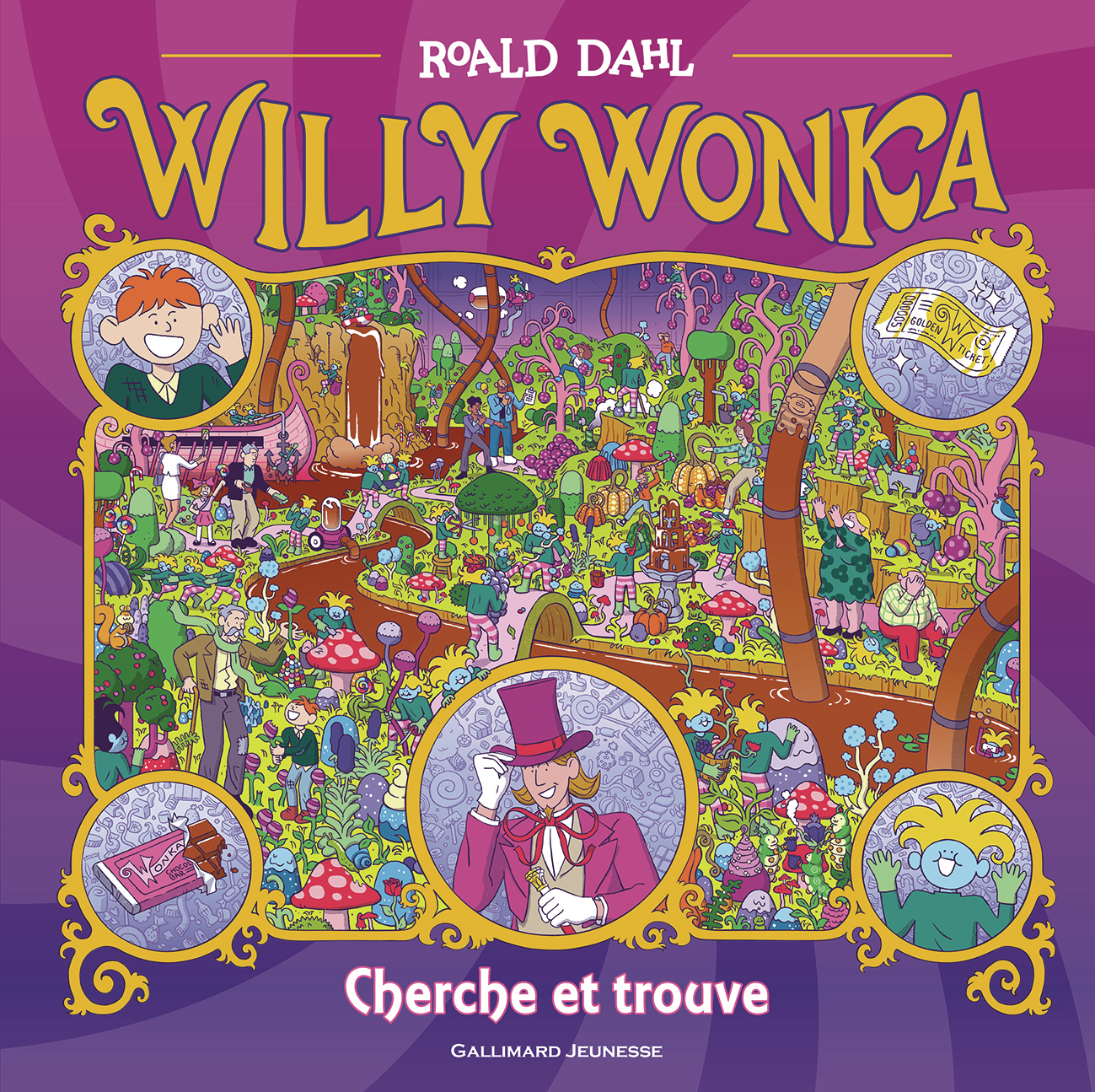 WHERE-S WONKA CHERCHE ET TROUVE (TP) - Roald Dahl - GALLIMARD JEUNE