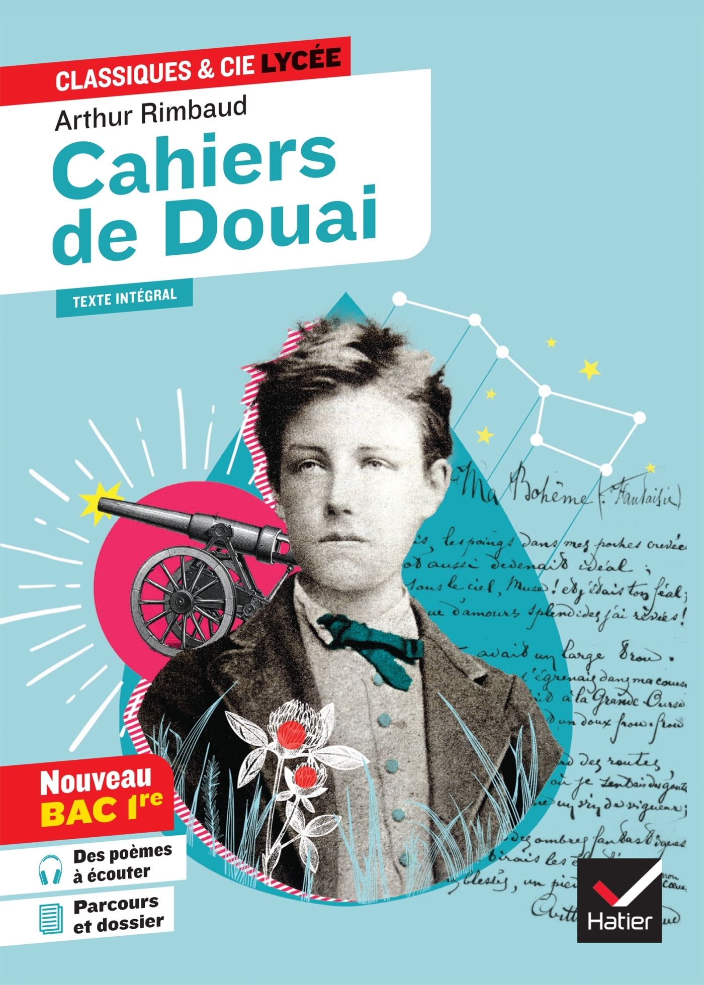 Cahiers de Douai (oeuvre au programme Bac de français 2025, 1re générale & techno) - Arthur Rimbaud - HATIER