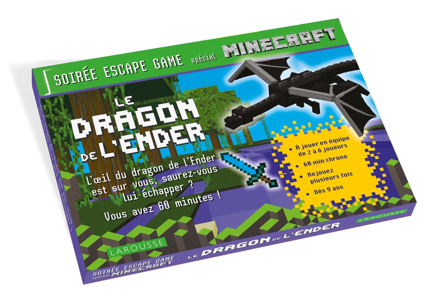 ESCAPE GAME SPECIAL MINECRAFT - LE DRAGON DE L-ENDER - XXX - LAROUSSE