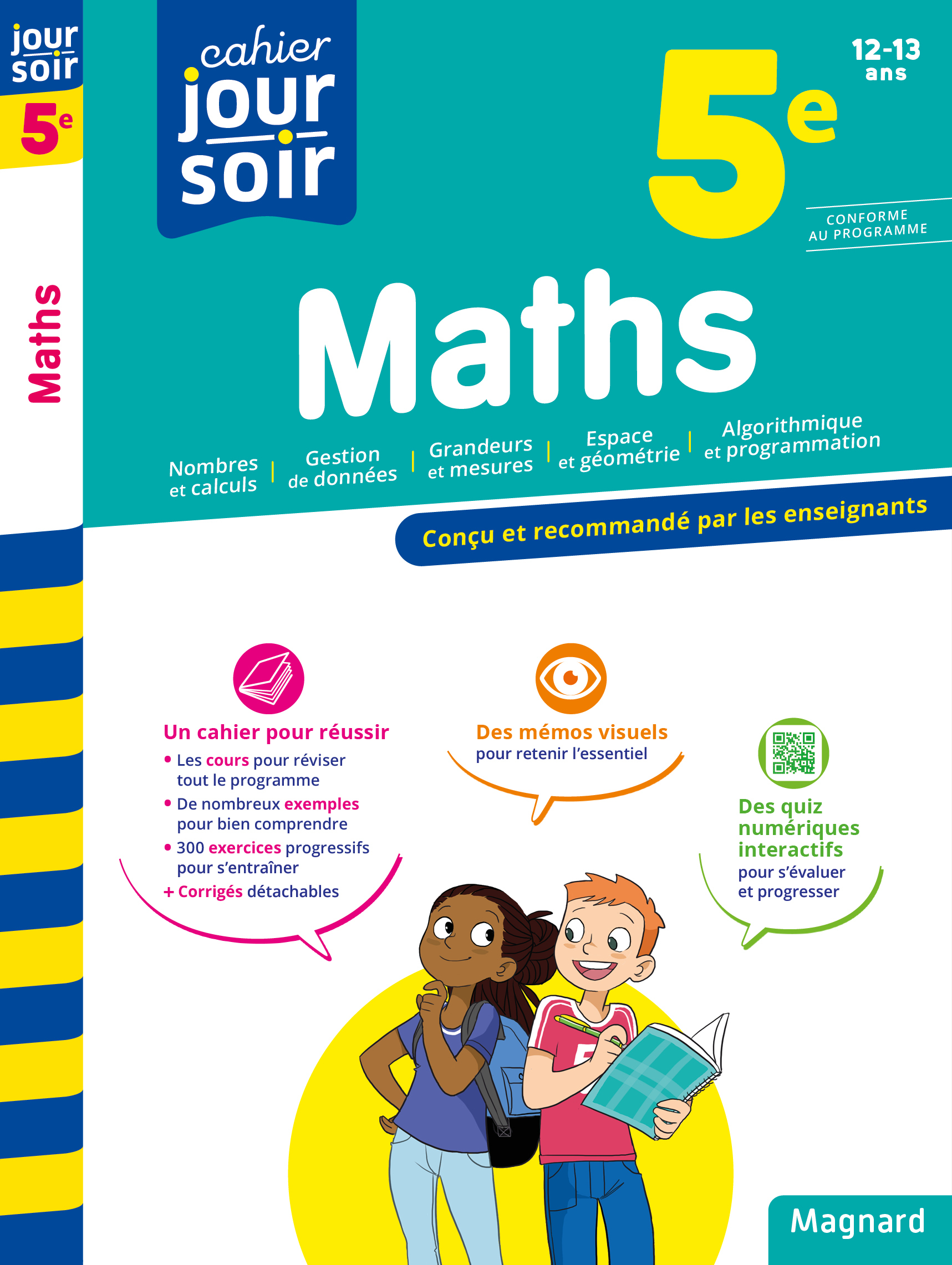 Maths 5e - Cahier Jour Soir - Annie Le Goff - MAGNARD