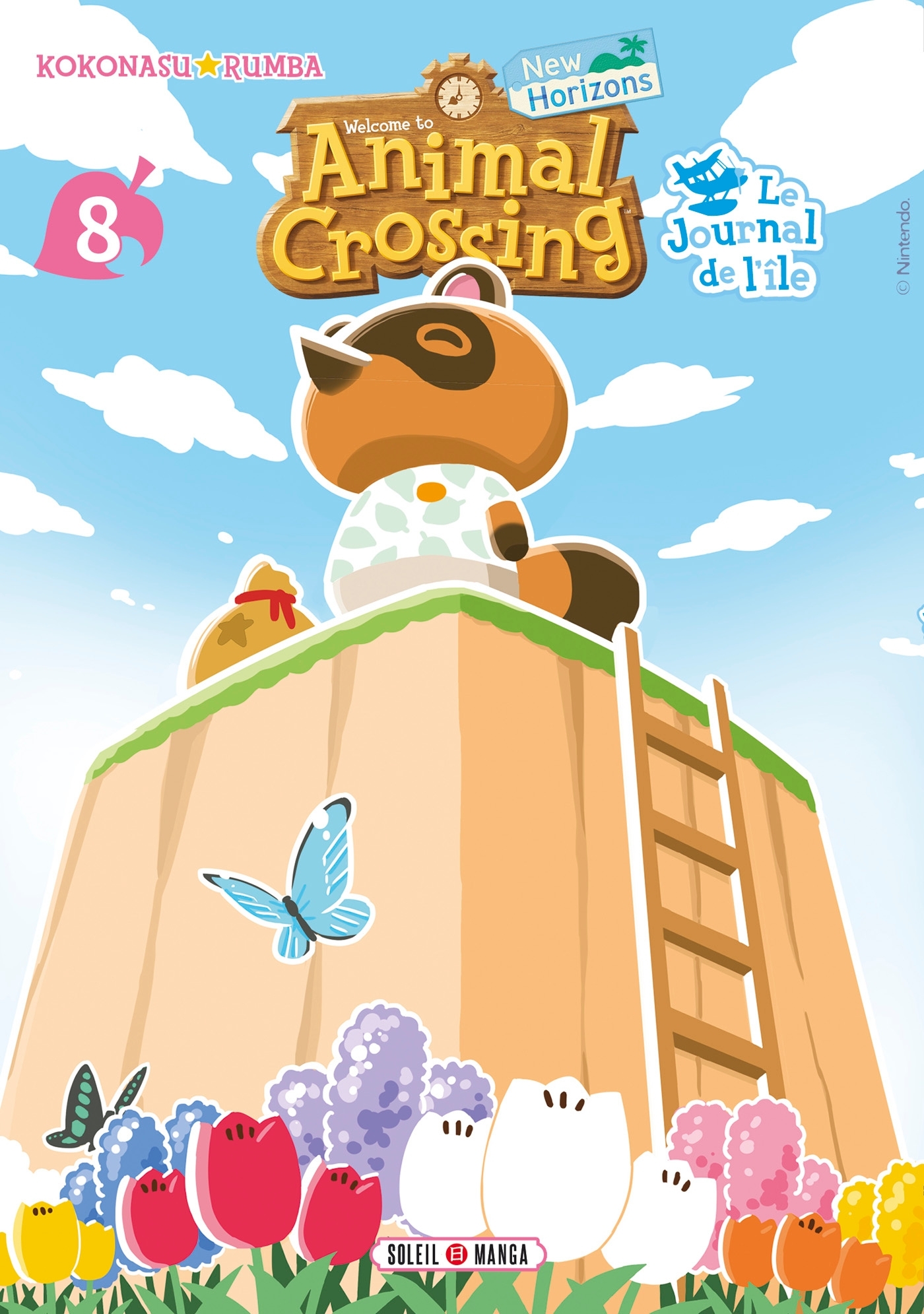 ANIMAL CROSSING : NEW HORIZONS - LE JOURNAL DE L-ILE T08 -  Nintendo - SOLEIL