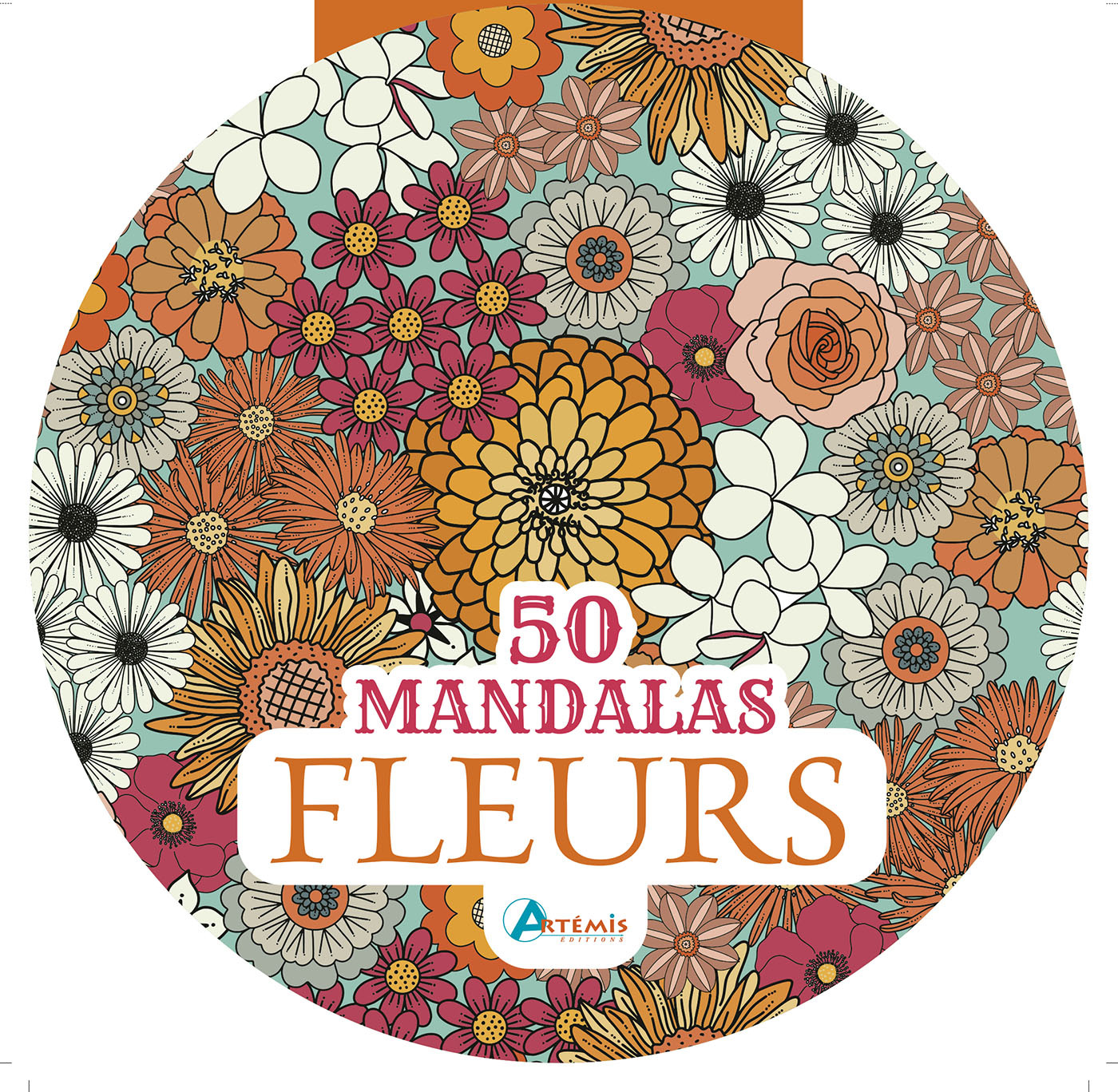 50 mandalas fleurs -  Collectif - ARTEMIS