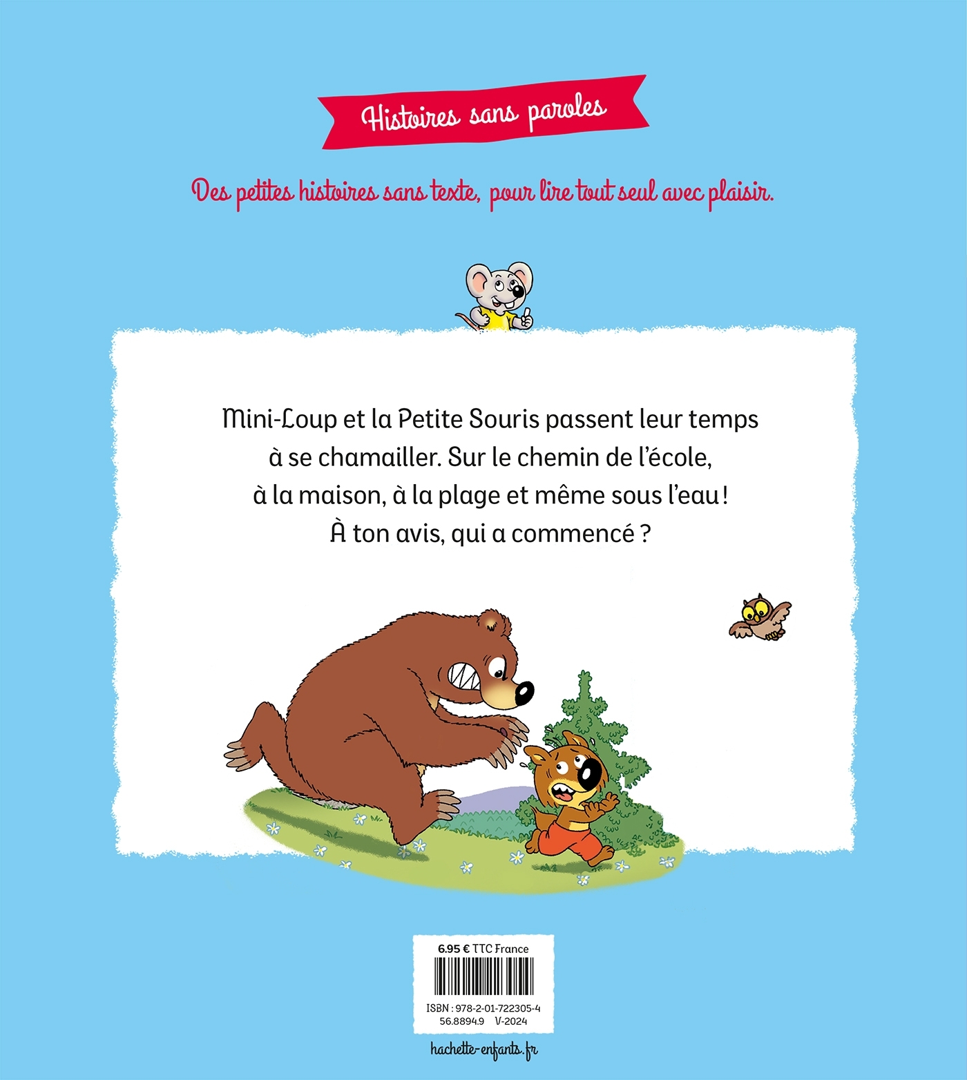 MINI-LOUP  ET LA  PETITE SOURIS - HISTOIRES SANS PAROLE - Philippe Matter - HACHETTE ENFANT