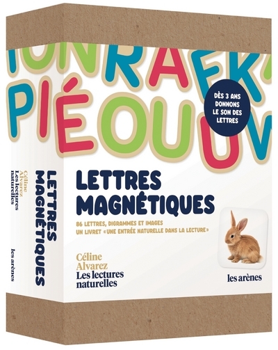 Coffret Lettres magnétiques - Céline Alvarez - Les lectures naturelles - Céline Alvarez - ARENES