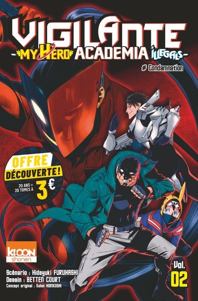 Vigilante - My Hero Academia Illegals T02 à 3 euros - Hideyuki Furuhashi - KI-OON