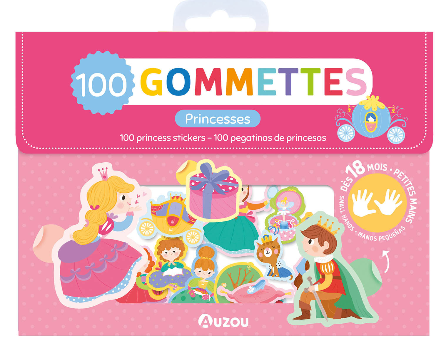 MA POCHETTE DE 100 GOMMETTES  - 100 GOMMETTES - PRINCESSES - Maria Neradova - AUZOU