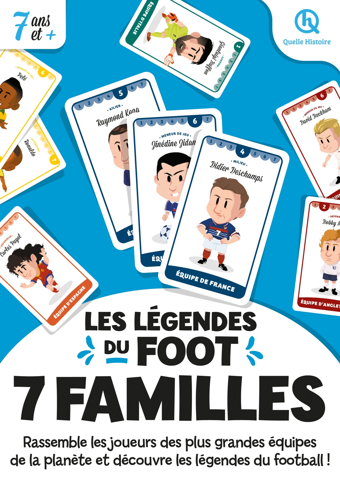 7 FAMILLES LEGENDES DU FOOT (2NDE ED) -  Quelle Histoire Studio - QUELLE HISTOIRE