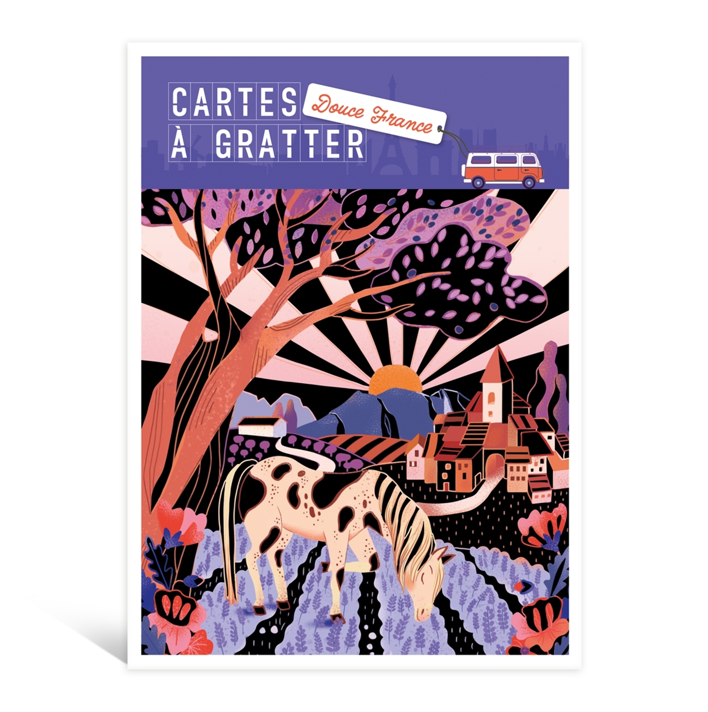 CARTES A GRATTER - DOUCE FRANCE - CINZIA SILEO - DEUX COQS D OR