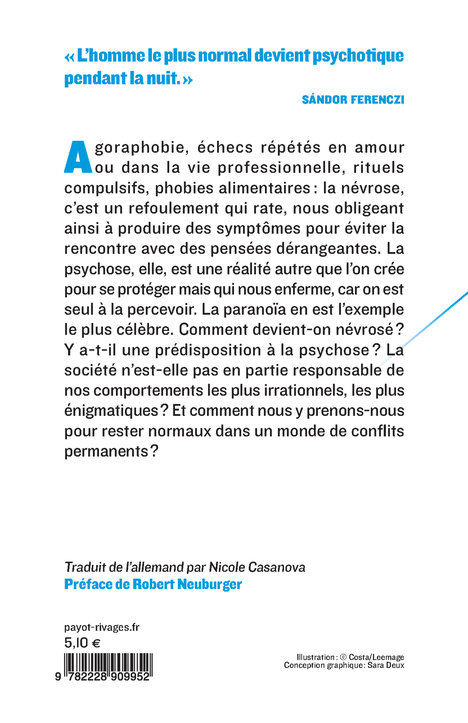 NEVROSE ET PSYCHOSE - Sigmund Freud - PAYOT