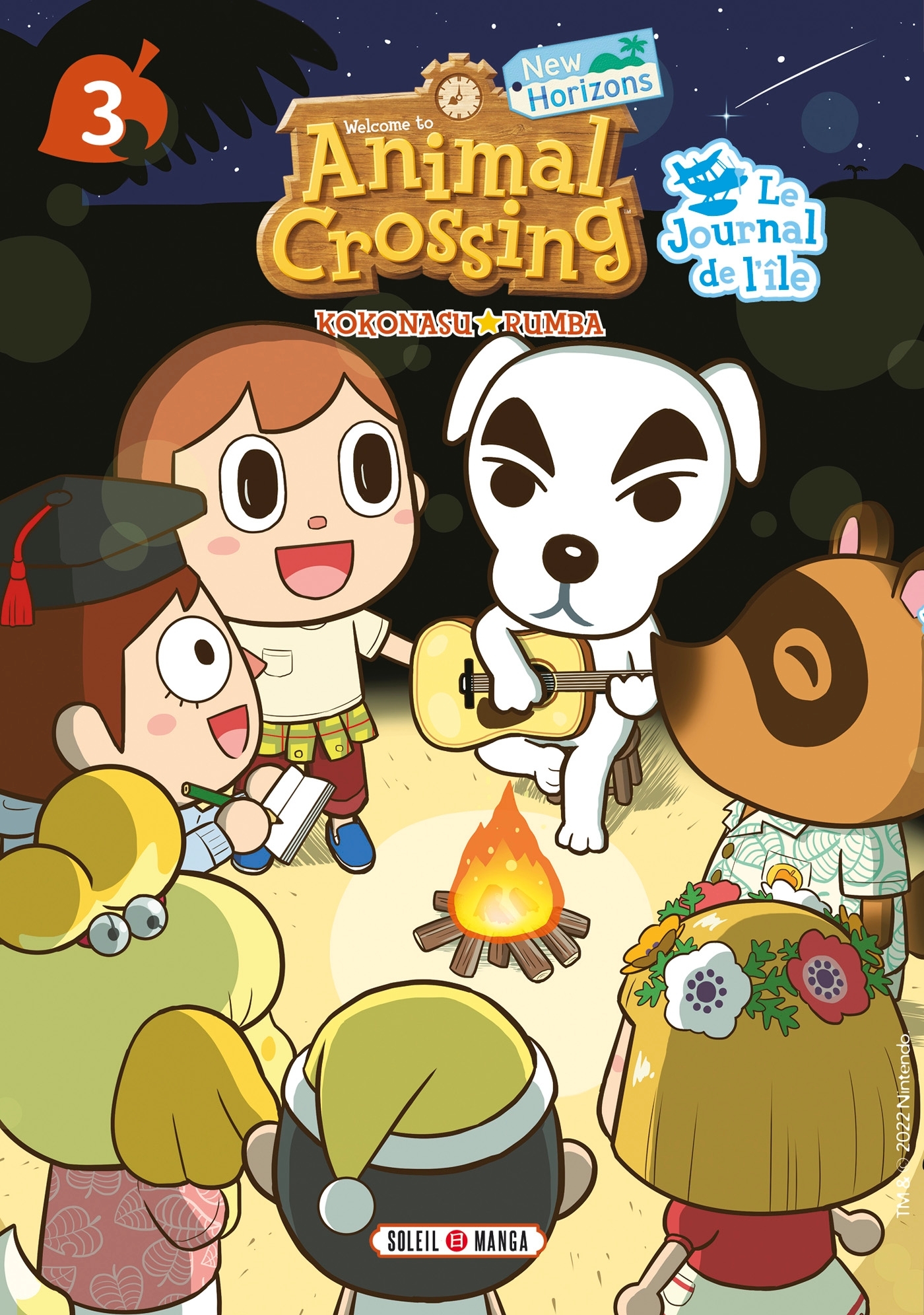 ANIMAL CROSSING : NEW HORIZONS - LE JOURNAL DE L-ILE T03 - Kokonasu Rumba - SOLEIL