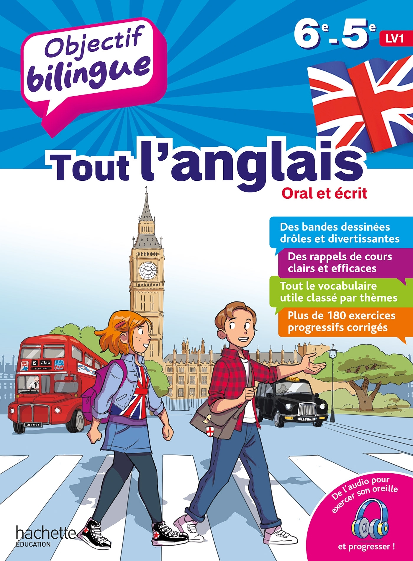 Objectif bilingue Tout l'anglais 6e et 5e - Daniel GUIMBERTEAU - HACHETTE EDUC