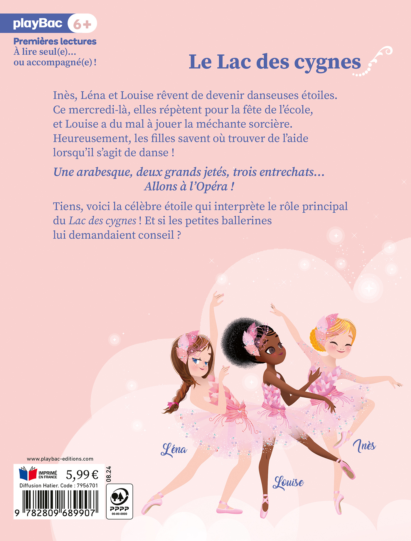 UN, DEUX, TROIS...DANSEUSES - UNE, DEUX, TROIS DANSEUSES - LE LAC DES CYGNES - TOME 15 - Marie-Rose Boisson - PLAY BAC