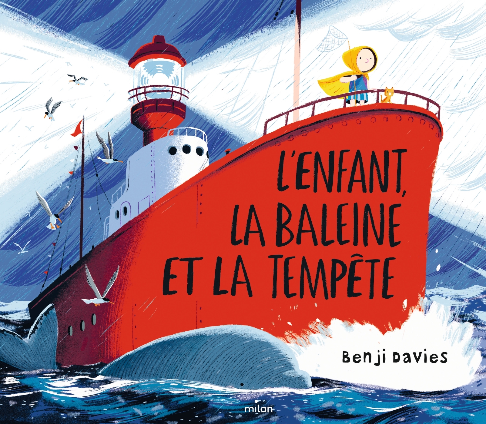 L'enfant, la baleine et la tempête - Benji Davies - MILAN