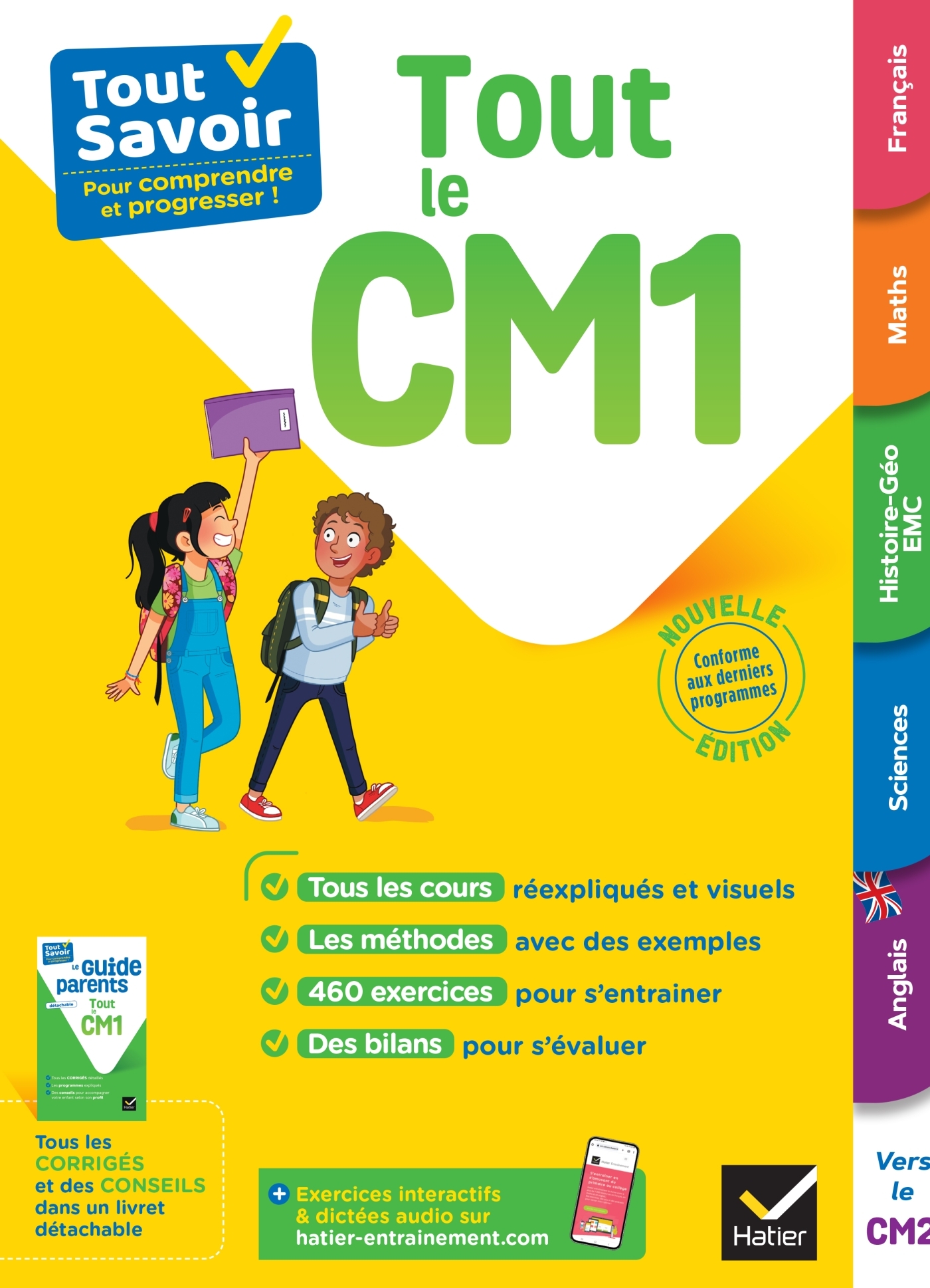 TOUT SAVOIR CM1 - TOUT-EN-UN - COURS, METHODES ET EXERCICES DANS TOUTES LES MATIERES - Marc Antoine - HATIER