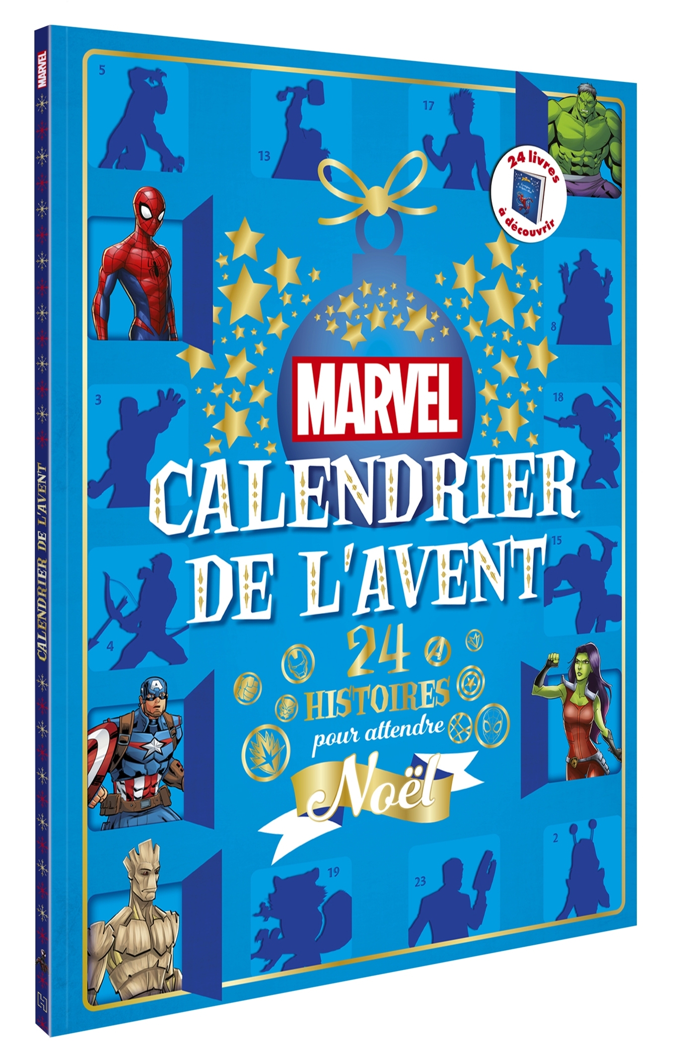 MARVEL - CALENDRIER DE L-AVENT- 24 HISTOIRES POUR ATTENDRE NOEL - XXX - DISNEY HACHETTE