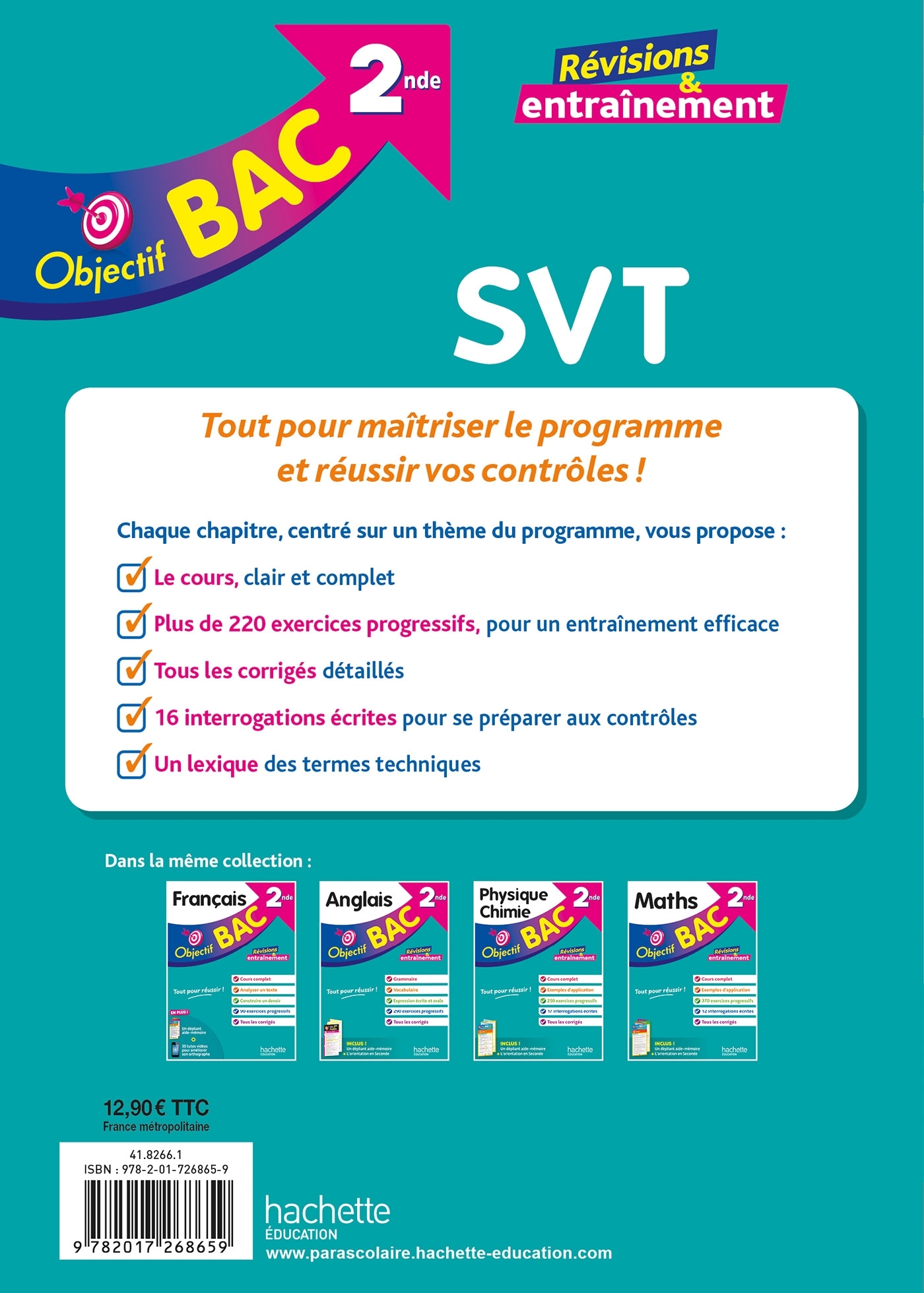 OBJECTIF BAC SVT 2NDE -  Franck Guais - HACHETTE EDUC