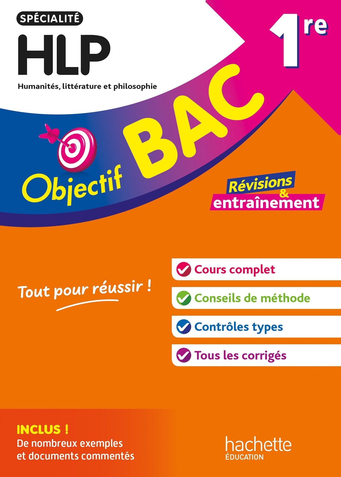 OBJECTIF BAC 1ERE SPECIALITE HLP - Laurence Teper - HACHETTE EDUC