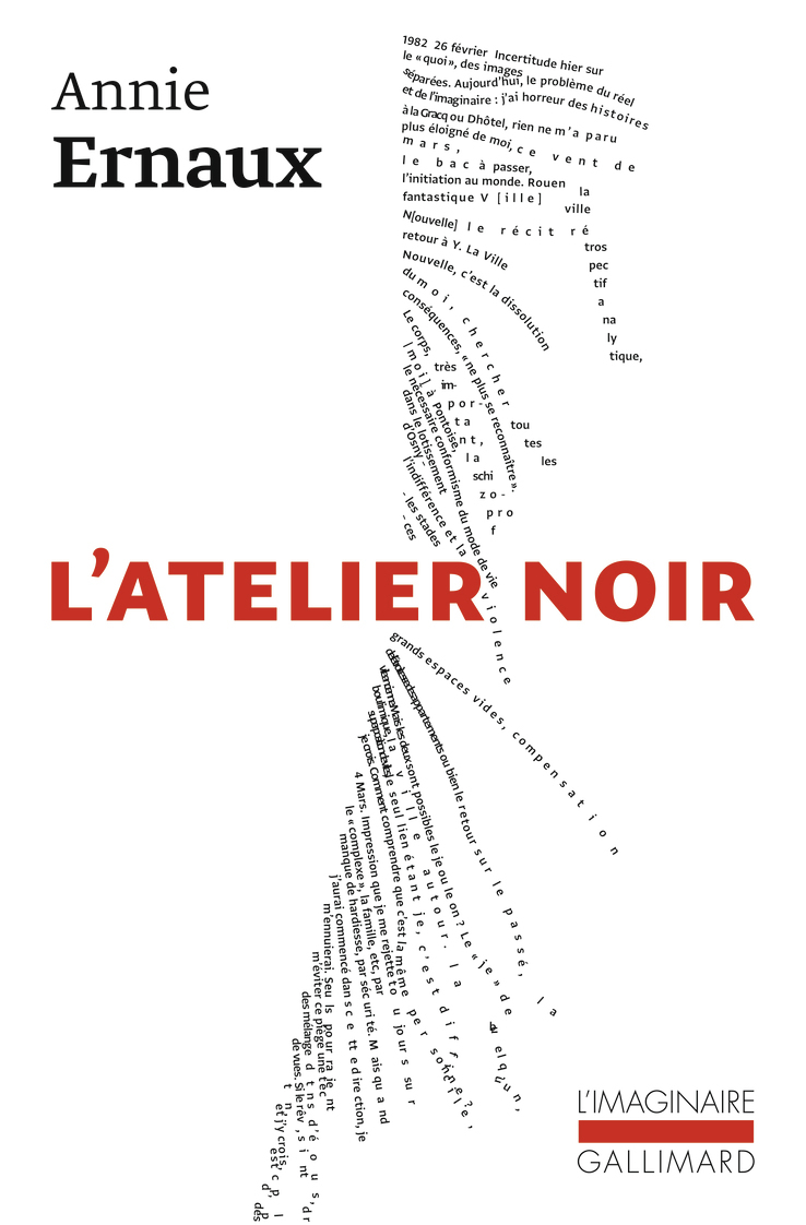 L'atelier noir - Annie Ernaux - GALLIMARD