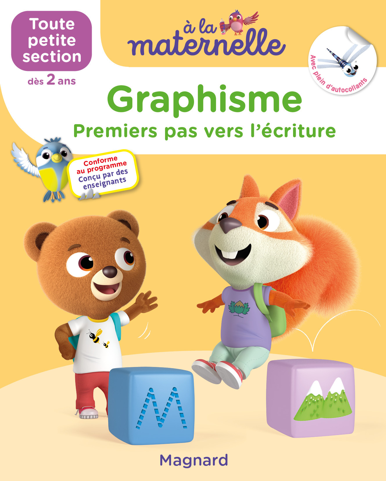 GRAPHISME TOUTE PETITE SECTION 2-3 ANS - A LA MATERNELLE - LES PREMIERS APPRENTISSAGES DE LA MATERNE - Anne Weiller - MAGNARD