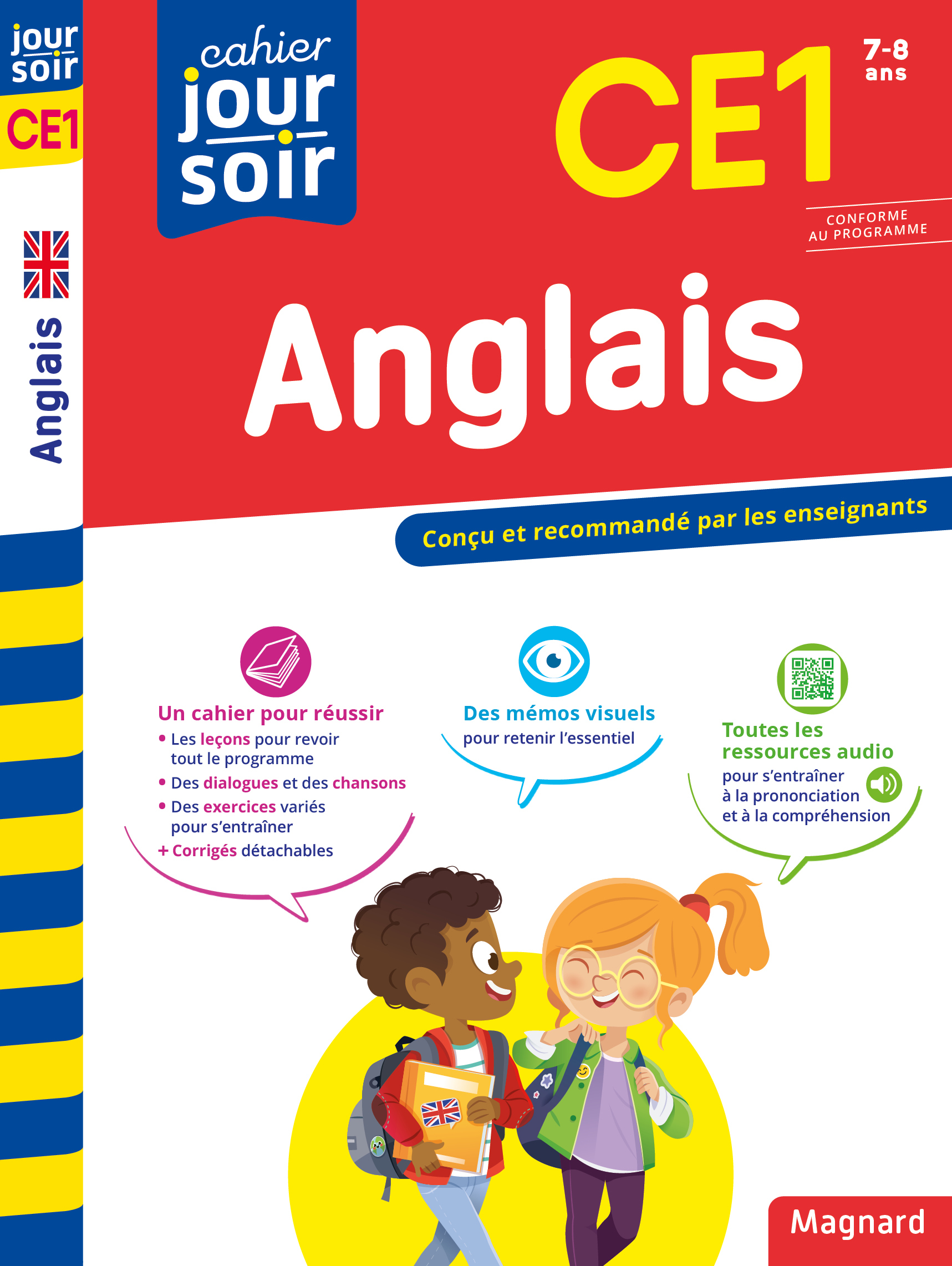 ANGLAIS CE1 - CAHIER JOUR SOIR - CONCU ET RECOMMANDE PAR LES ENSEIGNANTS - Evelyne Bergé - MAGNARD