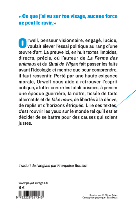 SUR LE NATIONALISME - ET AUTRES TEXTES - George Orwell - PAYOT