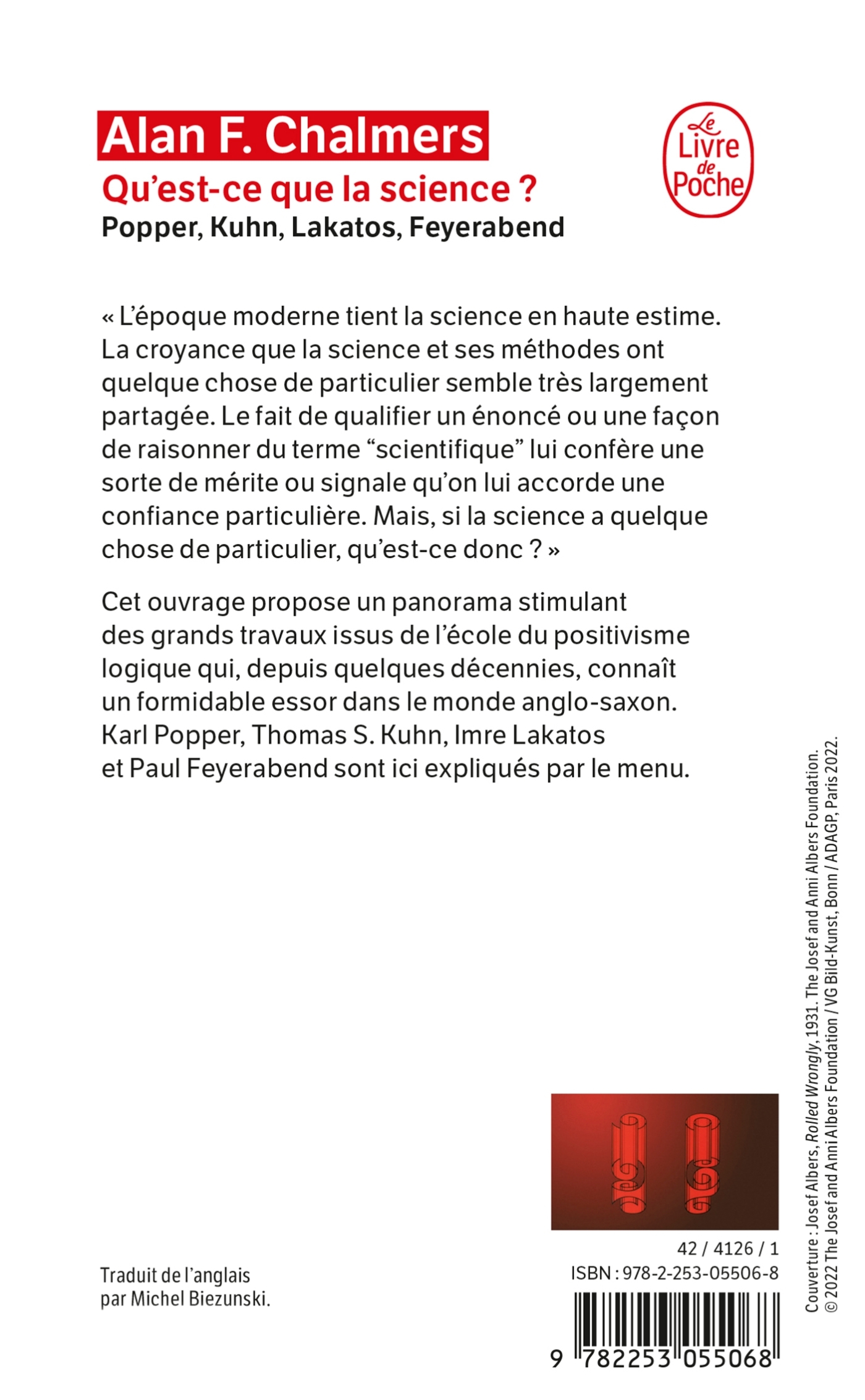 Qu'est-ce que la science ? - Alan F. Chalmers - LGF