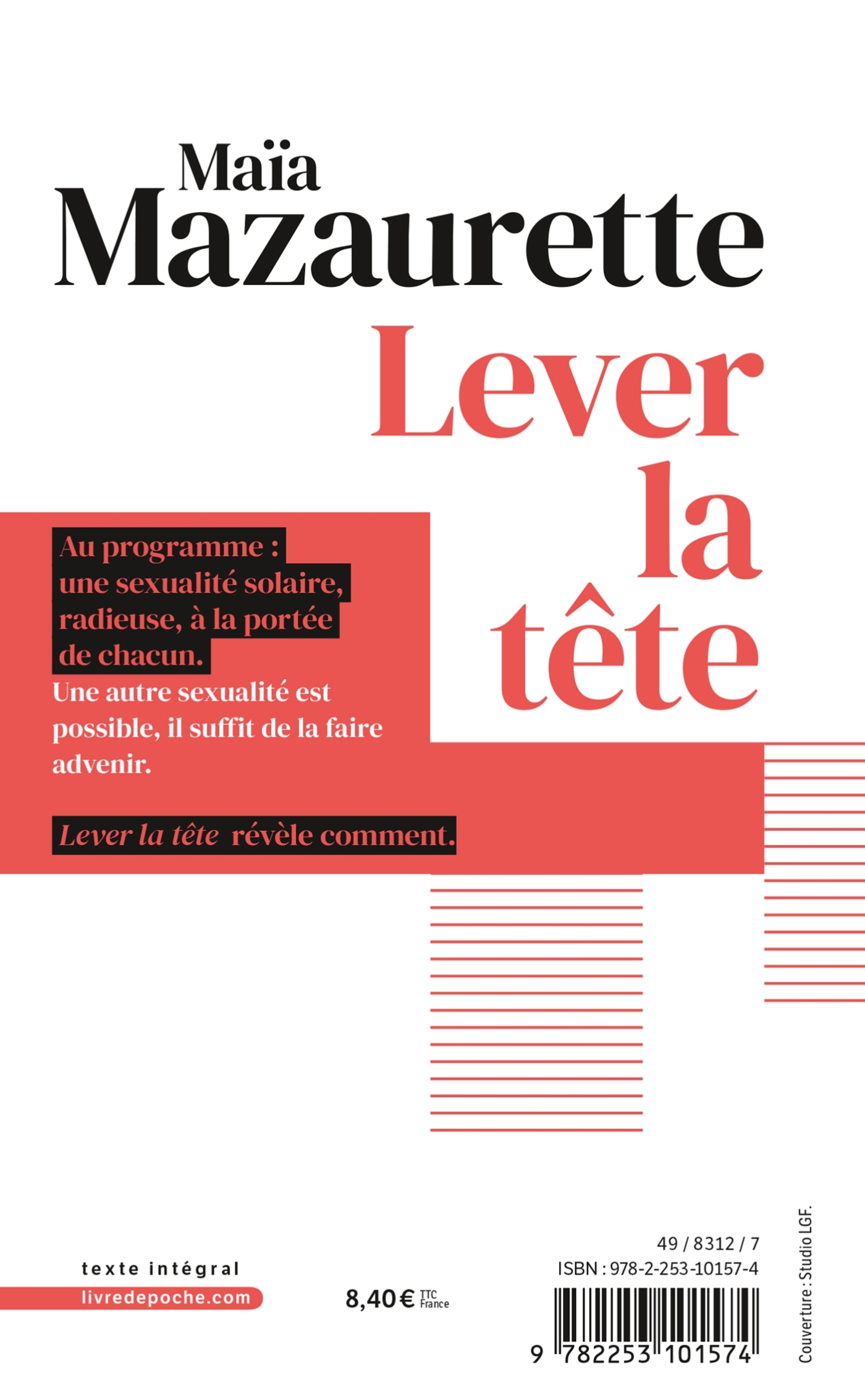 Sortir du trou - Lever la tête - Maïa Mazaurette - LGF