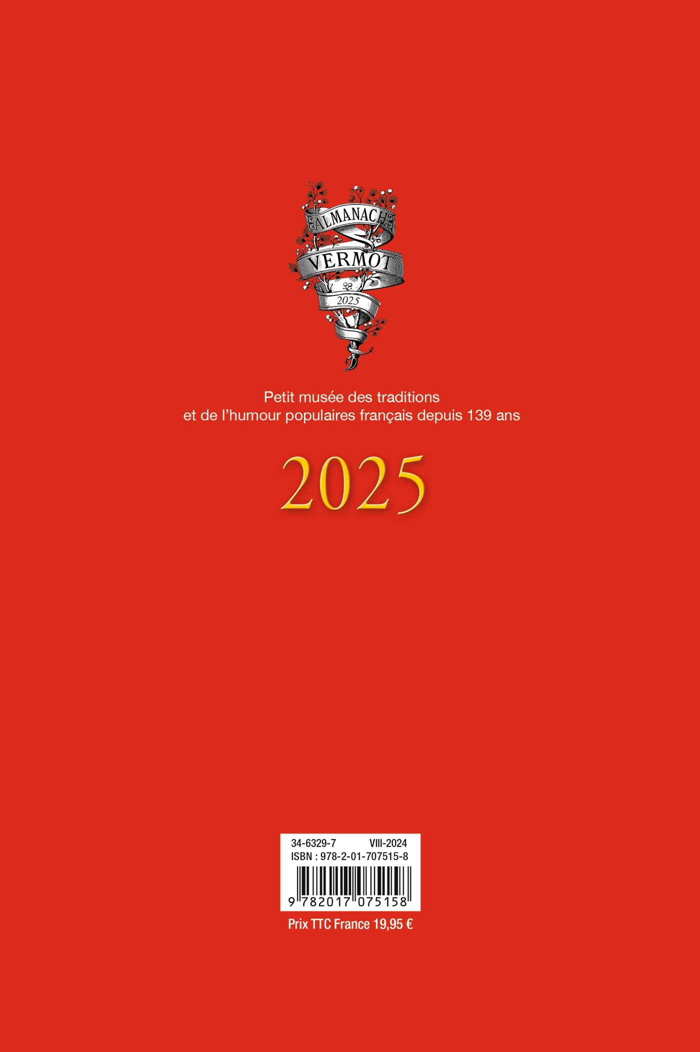 Almanach Vermot 2025 -   - HACHETTE PRAT