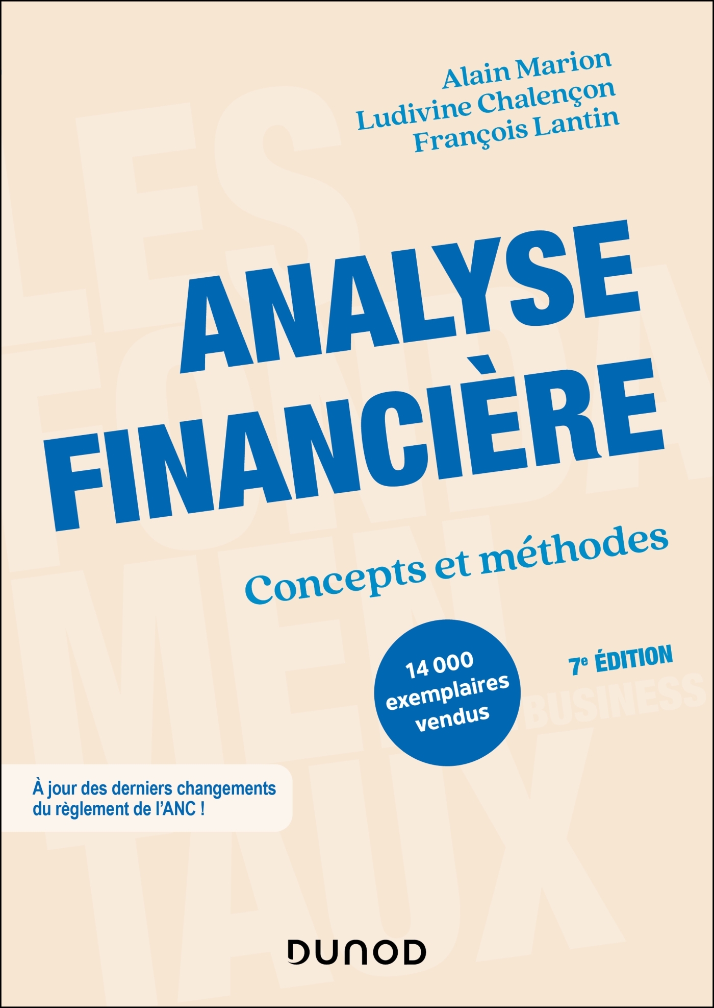 Analyse financière - 7e éd - Alain Marion - DUNOD