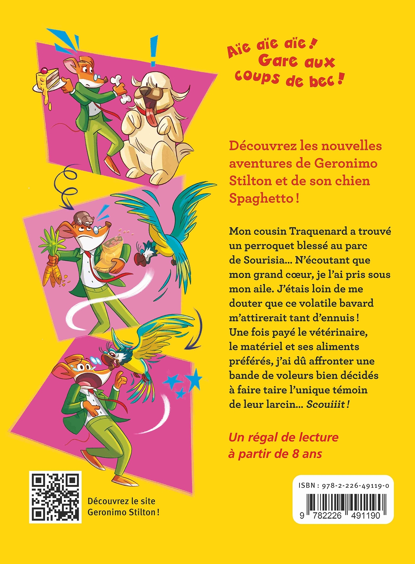 Spaghetto T4 Le Secret du perroquet - Geronimo Stilton - ALBIN MICHEL